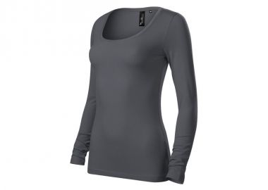 Malfini Brave Μακρυμάνικη Γυναικεία Μπλούζα Γκρι MLI-15683 - Malfini - 