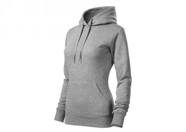 Malfini Cape Γυναικείο Φούτερ με Κουκούλα Γκρι MLI-41412 - Malfini - 