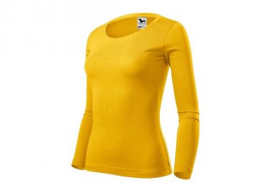 Malfini Γυναικεία Διαφημιστική Μπλούζα Μακρυμάνικη σε Κίτρινο Χρώμα MLI-16904 - Malfini - 