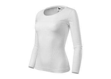 Malfini Γυναικεία Διαφημιστική Μπλούζα Μακρυμάνικη σε Λευκό Χρώμα MLI-16900 - Malfini - 