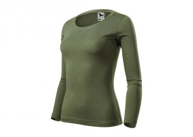 Malfini Γυναικεία Διαφημιστική Μπλούζα Μακρυμάνικη σε Πράσινο Χρώμα MLI-16909 - Malfini - 