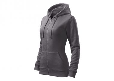 Malfini Γυναικεία Διαφημιστική Ζακέτα Μακρυμάνικη σε Γκρι Χρώμα MLI-41136 - Malfini - 