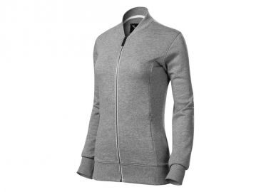 Malfini Γυναικεία Διαφημιστική Ζακέτα Μακρυμάνικη σε Γκρι Χρώμα MLI-45412 - Malfini - 