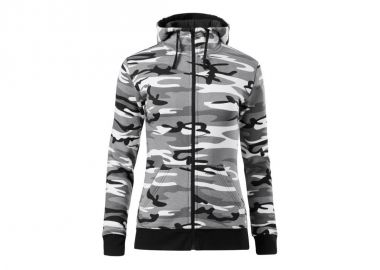 Malfini Γυναικεία Ζακέτα Φούτερ Γκρι MLI-C2032 - Malfini - 