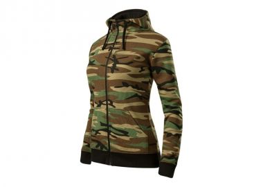 Malfini Γυναικεία Ζακέτα Φούτερ με Κουκούλα Χακί MLI-C2033 - Malfini - 