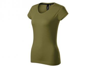 Malfini Γυναικείο Διαφημιστικό T-shirt Κοντομάνικο σε Χακί Χρώμα MLI-154A3 - Malfini - 