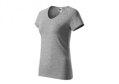 Malfini Γυναικείο Διαφημιστικό T-shirt Κοντομάνικο σε Γκρι Χρώμα MLI-12812 - Malfini - 