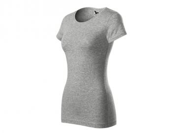 Malfini Γυναικείο Διαφημιστικό T-shirt Κοντομάνικο σε Γκρι Χρώμα MLI-14112 - Malfini - 