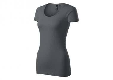 Malfini Γυναικείο Διαφημιστικό T-shirt Κοντομάνικο σε Γκρι Χρώμα MLI-15283 - Malfini - 