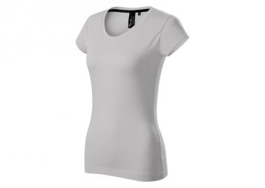 Malfini Γυναικείο Διαφημιστικό T-shirt Κοντομάνικο σε Γκρι Χρώμα MLI-154A4 - Malfini - 