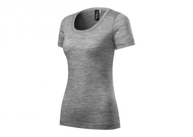 Malfini Γυναικείο Διαφημιστικό T-shirt Κοντομάνικο σε Γκρι Χρώμα MLI-15812 - Malfini - 