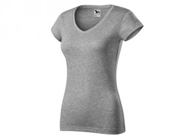 Malfini Γυναικείο Διαφημιστικό T-shirt Κοντομάνικο σε Γκρι Χρώμα MLI-16212 - Malfini - 