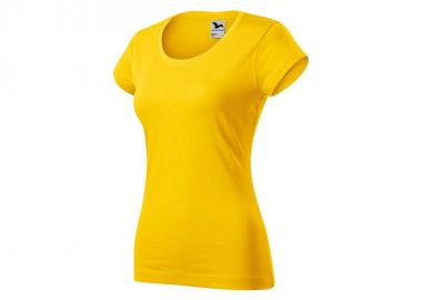 Malfini Γυναικείο Διαφημιστικό T-shirt Κοντομάνικο σε Κίτρινο Χρώμα MLI-16104 - Malfini - 