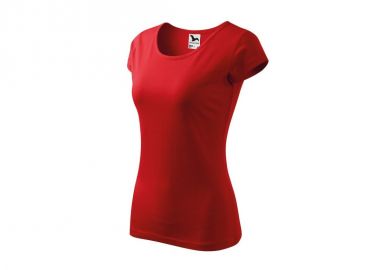 Malfini Γυναικείο Διαφημιστικό T-shirt Κοντομάνικο σε Κόκκινο Χρώμα MLI-12207 - Malfini - 