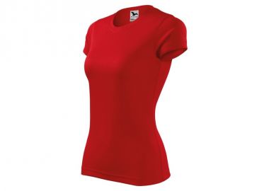 Malfini Γυναικείο Διαφημιστικό T-shirt Κοντομάνικο σε Κόκκινο Χρώμα MLI-14007 - Malfini - 