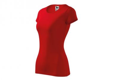 Malfini Γυναικείο Διαφημιστικό T-shirt Κοντομάνικο σε Κόκκινο Χρώμα MLI-14107 - Malfini - 