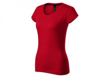 Malfini Γυναικείο Διαφημιστικό T-shirt Κοντομάνικο σε Κόκκινο Χρώμα MLI-15471 - Malfini - 