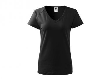 Malfini Γυναικείο Διαφημιστικό T-shirt Κοντομάνικο σε Μαύρο Χρώμα MLI-12801 - Malfini - 