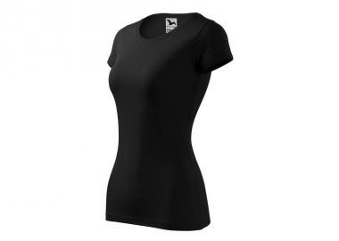 Malfini Γυναικείο Διαφημιστικό T-shirt Κοντομάνικο σε Μαύρο Χρώμα MLI-14101 - Malfini - 