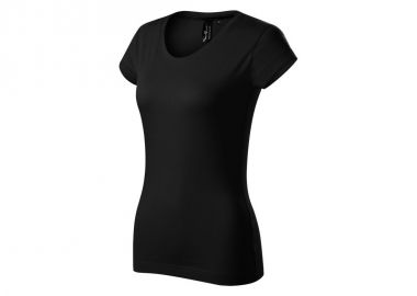 Malfini Γυναικείο Διαφημιστικό T-shirt Κοντομάνικο σε Μαύρο Χρώμα MLI-15401 - Malfini - 