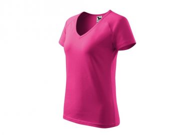 Malfini Γυναικείο Διαφημιστικό T-shirt Κοντομάνικο σε Μωβ Χρώμα MLI-12840 - Malfini - 