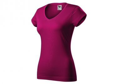 Malfini Γυναικείο Διαφημιστικό T-shirt Κοντομάνικο σε Μωβ Χρώμα MLI-16249 - Malfini - 