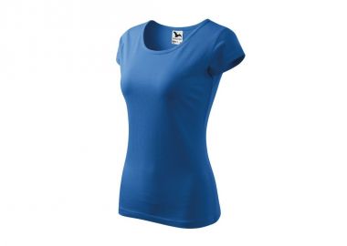 Malfini Γυναικείο Διαφημιστικό T-shirt Κοντομάνικο σε Μπλε Χρώμα MLI-12214 - Malfini - 