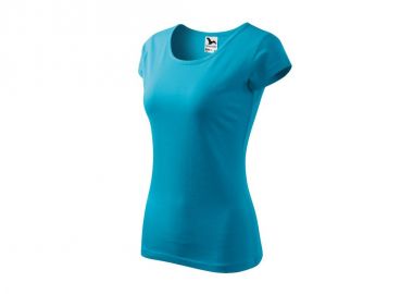 Malfini Γυναικείο Διαφημιστικό T-shirt Κοντομάνικο σε Μπλε Χρώμα MLI-12244 - Malfini - 