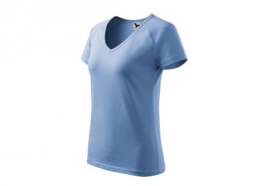 Malfini Γυναικείο Διαφημιστικό T-shirt Κοντομάνικο σε Μπλε Χρώμα MLI-12815 - Malfini - 