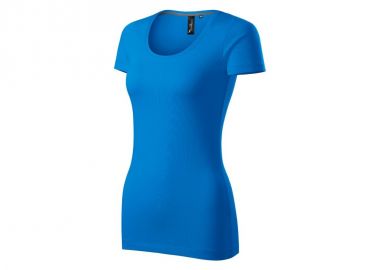 Malfini Γυναικείο Διαφημιστικό T-shirt Κοντομάνικο σε Μπλε Χρώμα MLI-15270 - Malfini - 