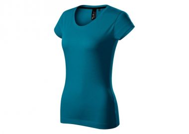 Malfini Γυναικείο Διαφημιστικό T-shirt Κοντομάνικο σε Μπλε Χρώμα MLI-15493 - Malfini - 