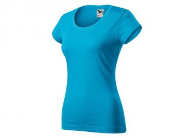 Malfini Γυναικείο Διαφημιστικό T-shirt Κοντομάνικο σε Μπλε Χρώμα MLI-16144 - Malfini - 