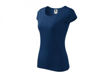 Malfini Γυναικείο Διαφημιστικό T-shirt Κοντομάνικο σε Navy Μπλε Χρώμα MLI-12287 - Malfini - 