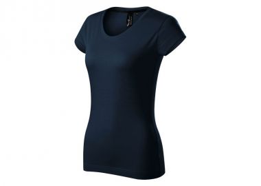 Malfini Γυναικείο Διαφημιστικό T-shirt Κοντομάνικο σε Navy Μπλε Χρώμα MLI-15402 - Malfini - 