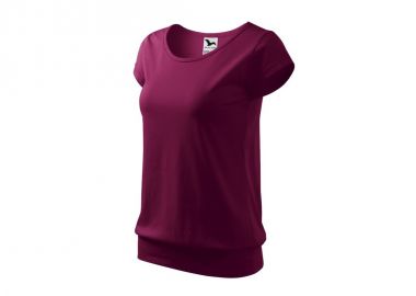 Malfini Γυναικείο Διαφημιστικό T-shirt Κοντομάνικο σε Ροζ Χρώμα MLI-12043 - Malfini - 