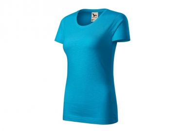 Malfini Γυναικείο Διαφημιστικό T-shirt Κοντομάνικο σε Τιρκουάζ Χρώμα MLI-17444 - Malfini - 