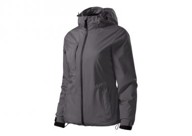 Malfini Κοντό Γυναικείο Μπουφάν για Χειμώνα Γκρι MLI-53436 - Malfini - 