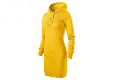 Malfini Mini Φόρεμα με Κουκούλα Κίτρινο MLI-41904 - Malfini - 