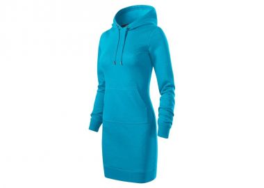 Malfini Mini Φόρεμα με Κουκούλα Μπλε MLI-41944 - Malfini - 