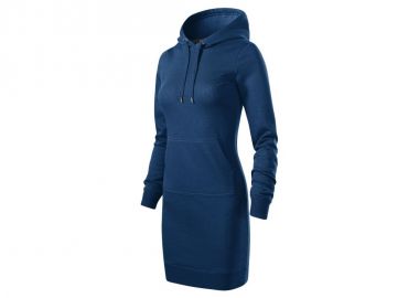 Malfini Mini Φόρεμα με Κουκούλα Μπλε MLI-41987 - Malfini - 