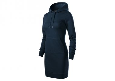 Malfini Mini Φόρεμα με Κουκούλα Navy Μπλε MLI-41902 - Malfini - 