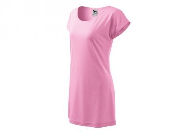 Malfini Mini Φόρεμα με Κουκούλα Ροζ MLI-41940 - Malfini - 