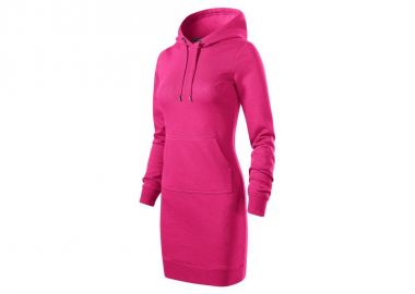 Malfini Mini Φόρεμα με Κουκούλα Ροζ MLI-41940 - Malfini - 