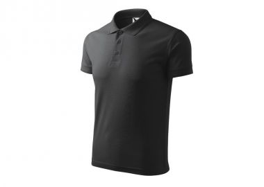 Malfini MLI-20320 Ανδρικό T-shirt Polo Μαύρο - Malfini - 