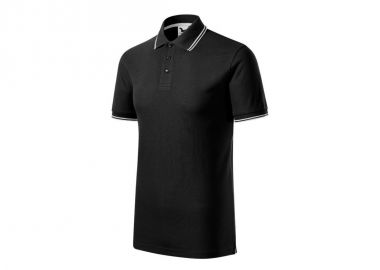 Malfini MLI-23201 Ανδρικό T-shirt Polo Μαύρο - Malfini - 