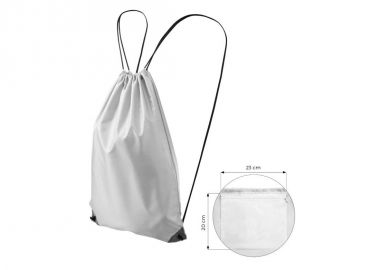 Malfini MLI-91200 Τσάντα Πλάτης Γυμναστηρίου Λευκή - Malfini - 