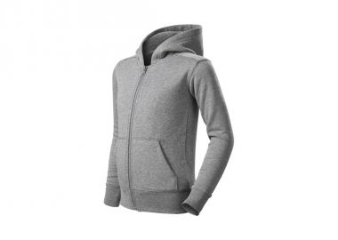 Malfini Παιδική Ζακέτα Φούτερ με Κουκούλα Γκρι MLI-41212 - Malfini - 