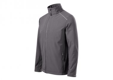 Malfini Valley Ανδρικό Χειμωνιάτικο Μπουφάν Softshell Αδιάβροχο και Αντιανεμικό Γκρι MLI-53636 - Malfini - 