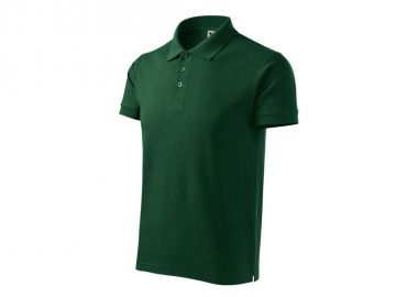 Malifni Cotton Heavy W polo shirt MLI216D3 dark green - Malfini - 