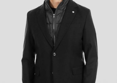 MANUEL RITZ Ανδρικό Μαύρο Giacche Blazer - MANUEL RITZ - 